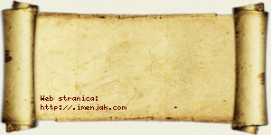 Danica Krstić vizit kartica